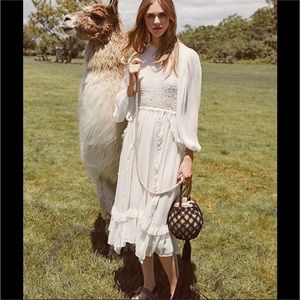 Ulla Johnson Arielle silk dress, size 4